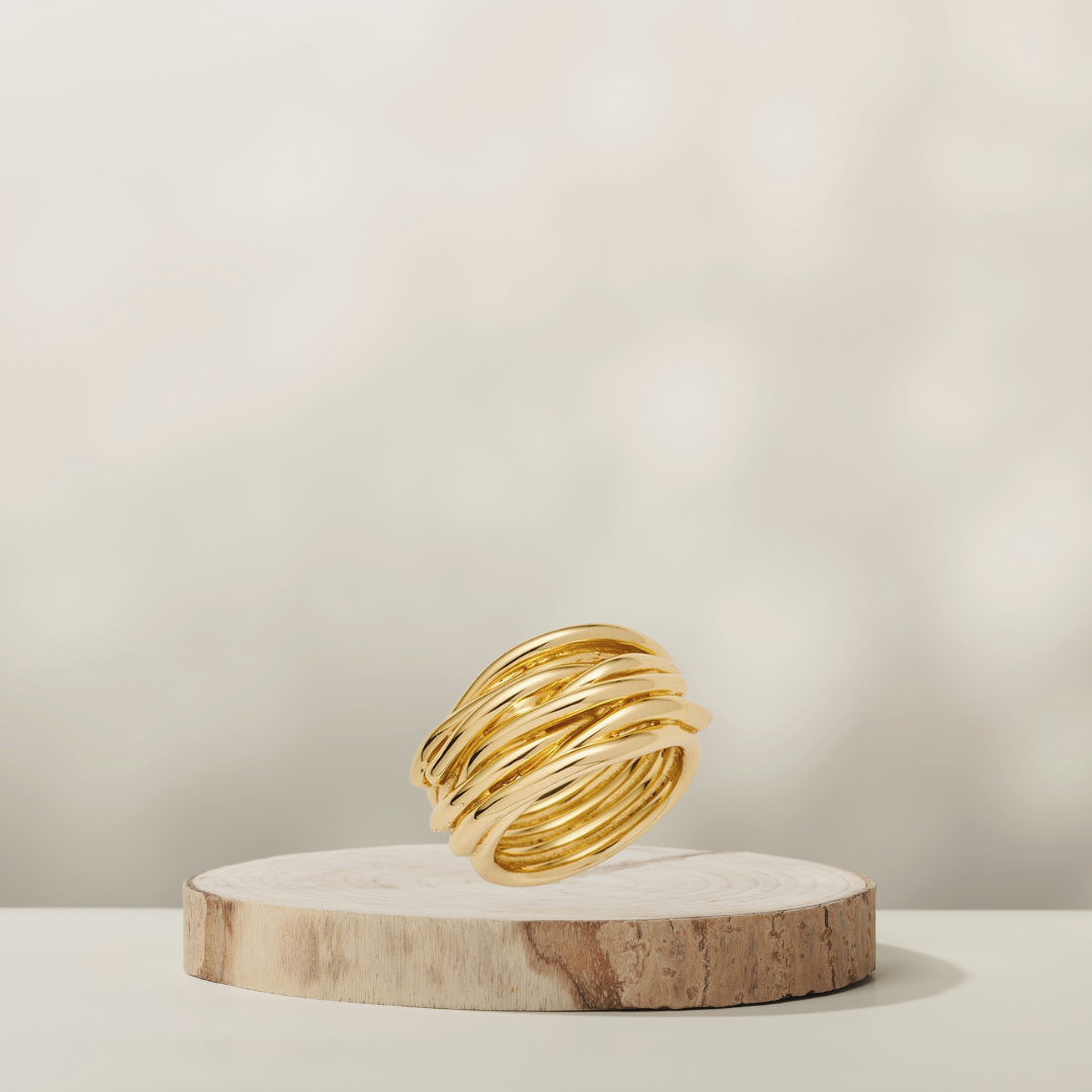Positano Ring Gold schmal – COUNTRY HIGH Schmuck