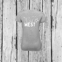 Wild West | T-Shirt V-Ausschnitt | Girls