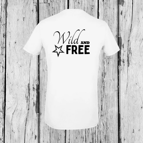 Wild and Free | T-Shirt V-Ausschnitt | Boys