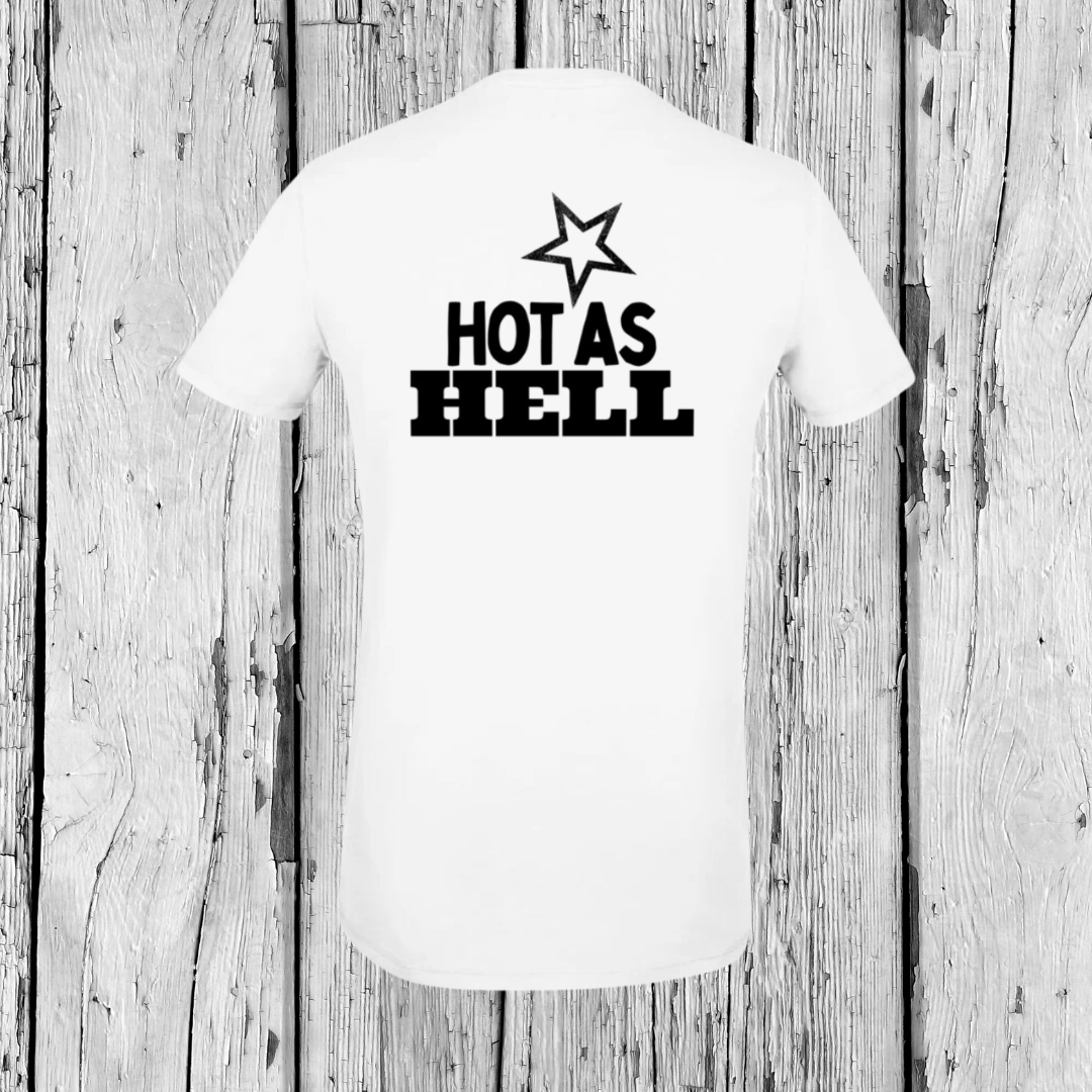 Hot as Hell | T-Shirt V-Ausschnitt | Boys