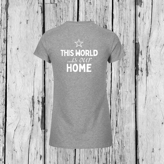 This World is our Home | T-Shirt Rundhals | Girls