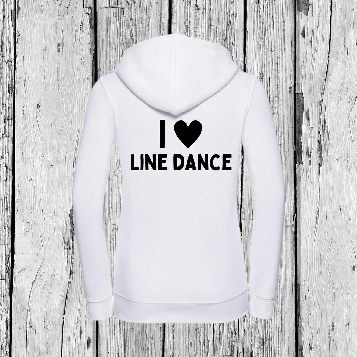 I love line dancing | Zip sweater | Girls