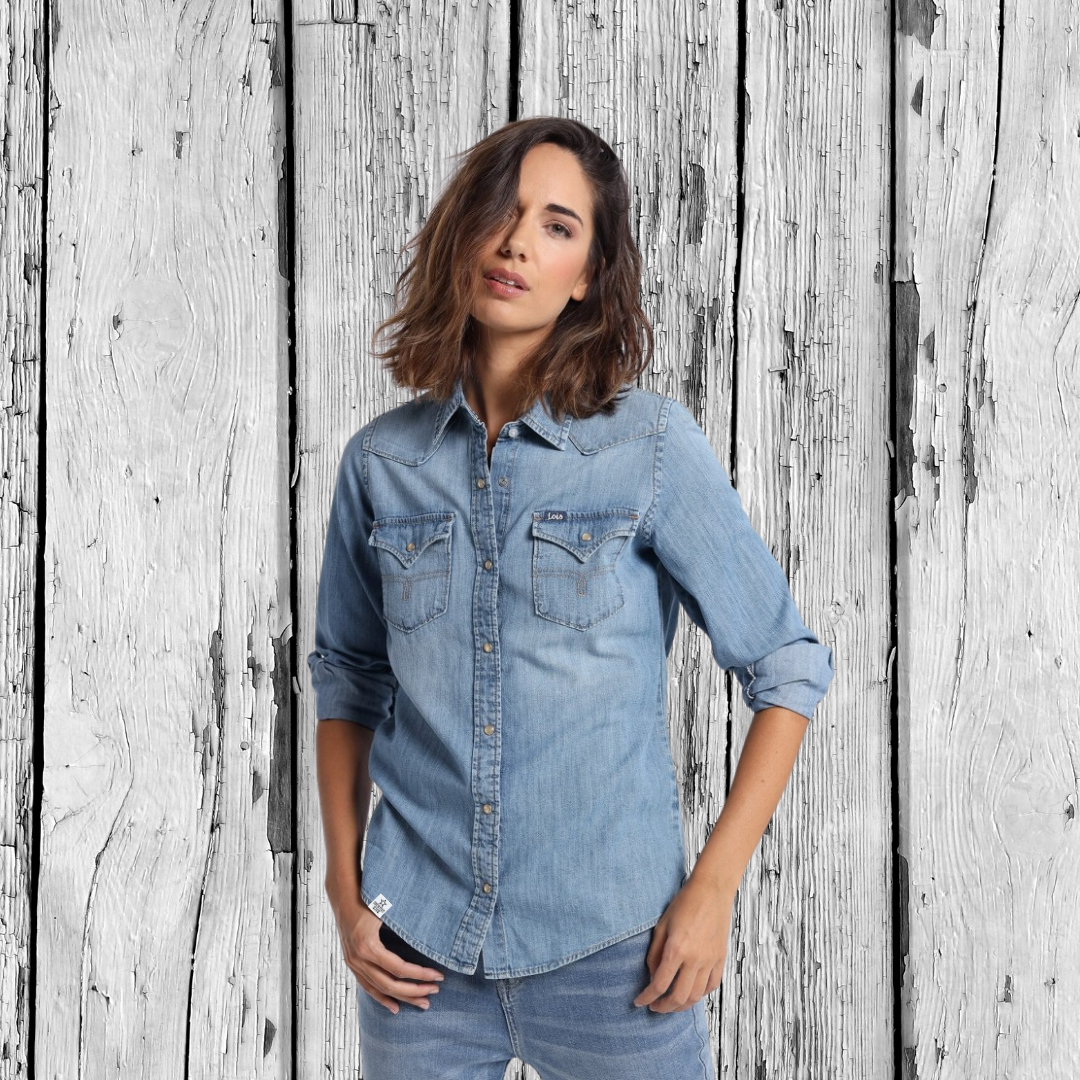 Jeanshemd Classic | Glitzerstern | Girls