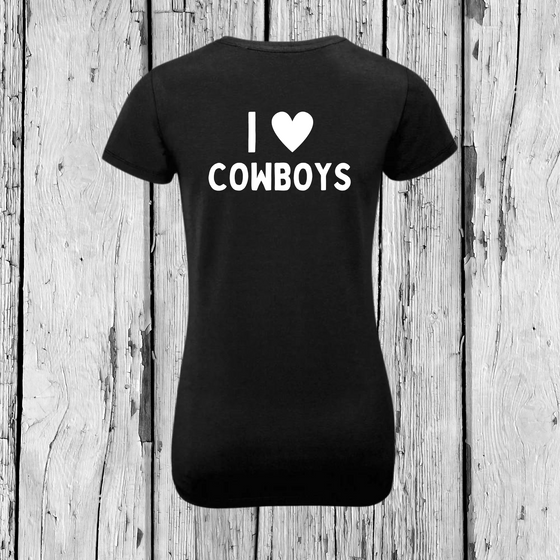 I love Cowboys | T-Shirt Rundhals | Girls