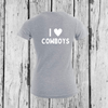 I love Cowboys | T-Shirt V-Ausschnitt | Girls