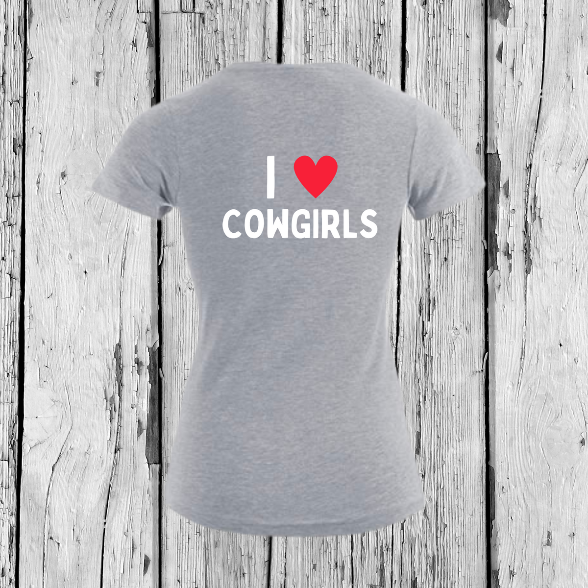 I love cowgirls | T-shirt V-neck | Girls