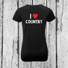 I love Country | T-Shirt Rundhals | Girls