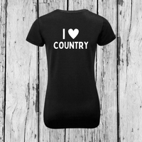I love Country | T-shirt round neck | Girls