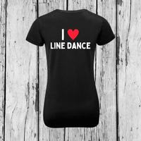 I love Line Dance | T-Shirt Rundhals | Girls