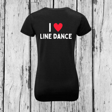  I love Line Dance | T-Shirt Rundhals | Girls