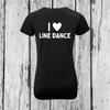 I love Line Dance | T-Shirt Rundhals | Girls