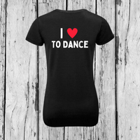 I love to Dance | T-Shirt Rundhals | Girls