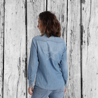 Jeanshemd Classic | Glitzerstern | Girls