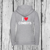 I love Cowboys | Zip Sweater | Girls