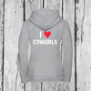 I love Cowgirls | Zip Sweater | Girls