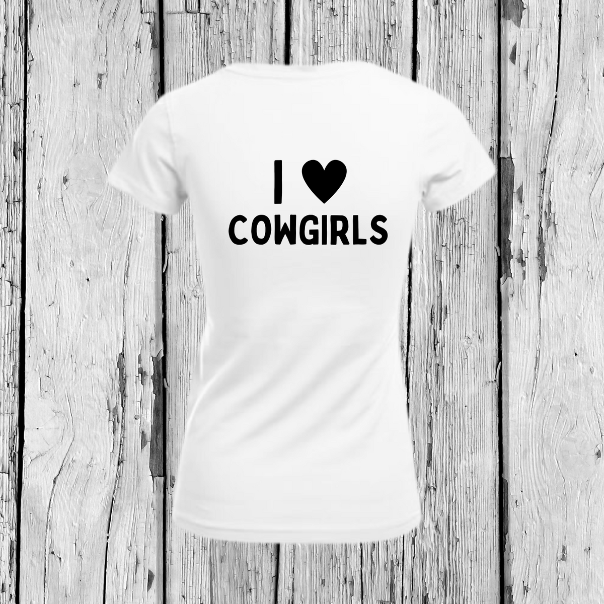 I love cowgirls | T-shirt V-neck | Girls