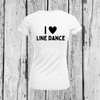 I love Line Dance | T-Shirt V-Ausschnitt | Girls