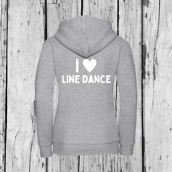 I love Line Dance | Zip Sweater | Girls