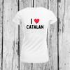 I love Catalan | T-Shirt V-Ausschnitt | Girls