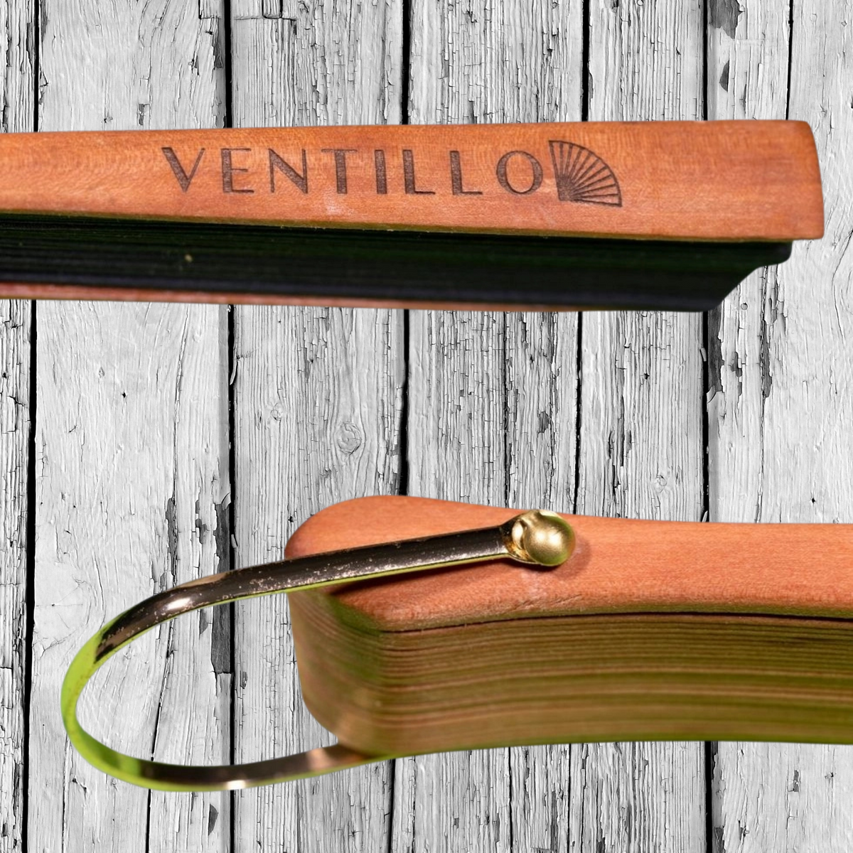 Handfächer | Feuriges Rot