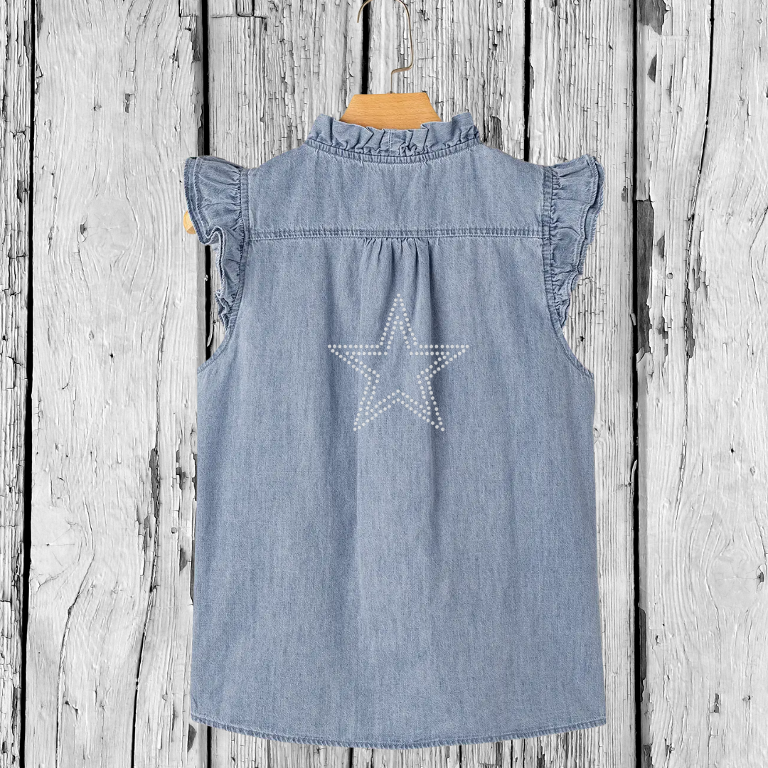 Jeans Bluse | Glitzerstern | Girls