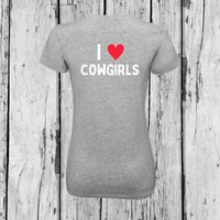 I love cowgirls | T-shirt round neck | Girls