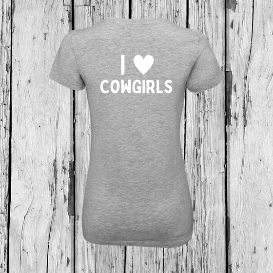 I love Cowgirls | T-Shirt Rundhals | Girls