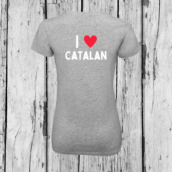 I love Catalan | T-Shirt Rundhals | Girls