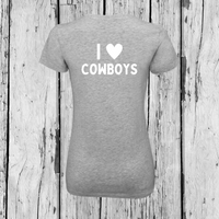 I love Cowboys | T-Shirt Rundhals | Girls