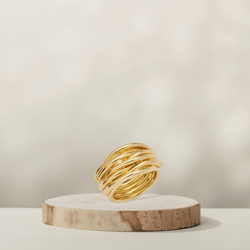 Positano Ring | Gold | Schmal