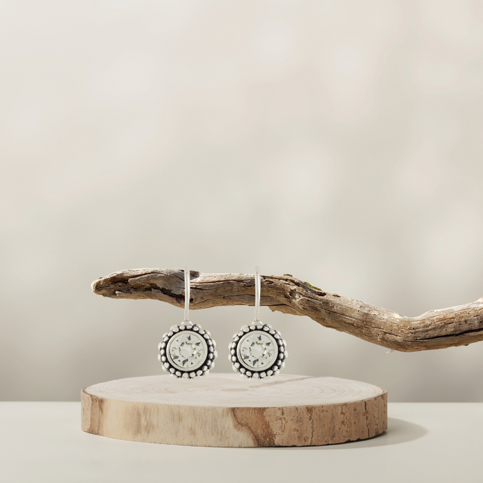 Flower Ohrringe | Silber | Swarovski Crystal