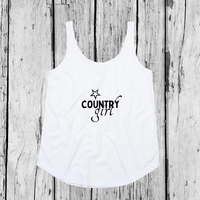 Country Girl | Tank Top Loose | Girls