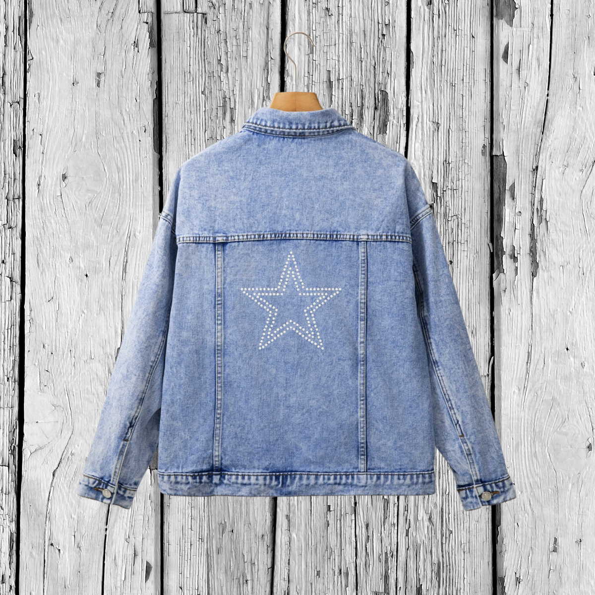 Jeansjacke Loose | Glitzerstern | Girls