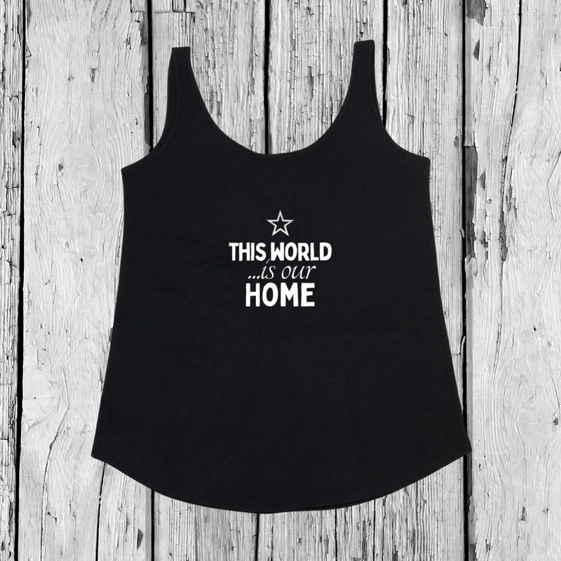This World is our Home | Tank Top Loose | Girls