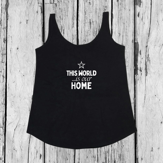 This World is our Home | Tank Top Loose | Girls