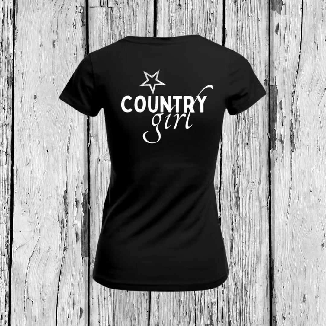 Country Girl | T-shirt V-neck | Girls