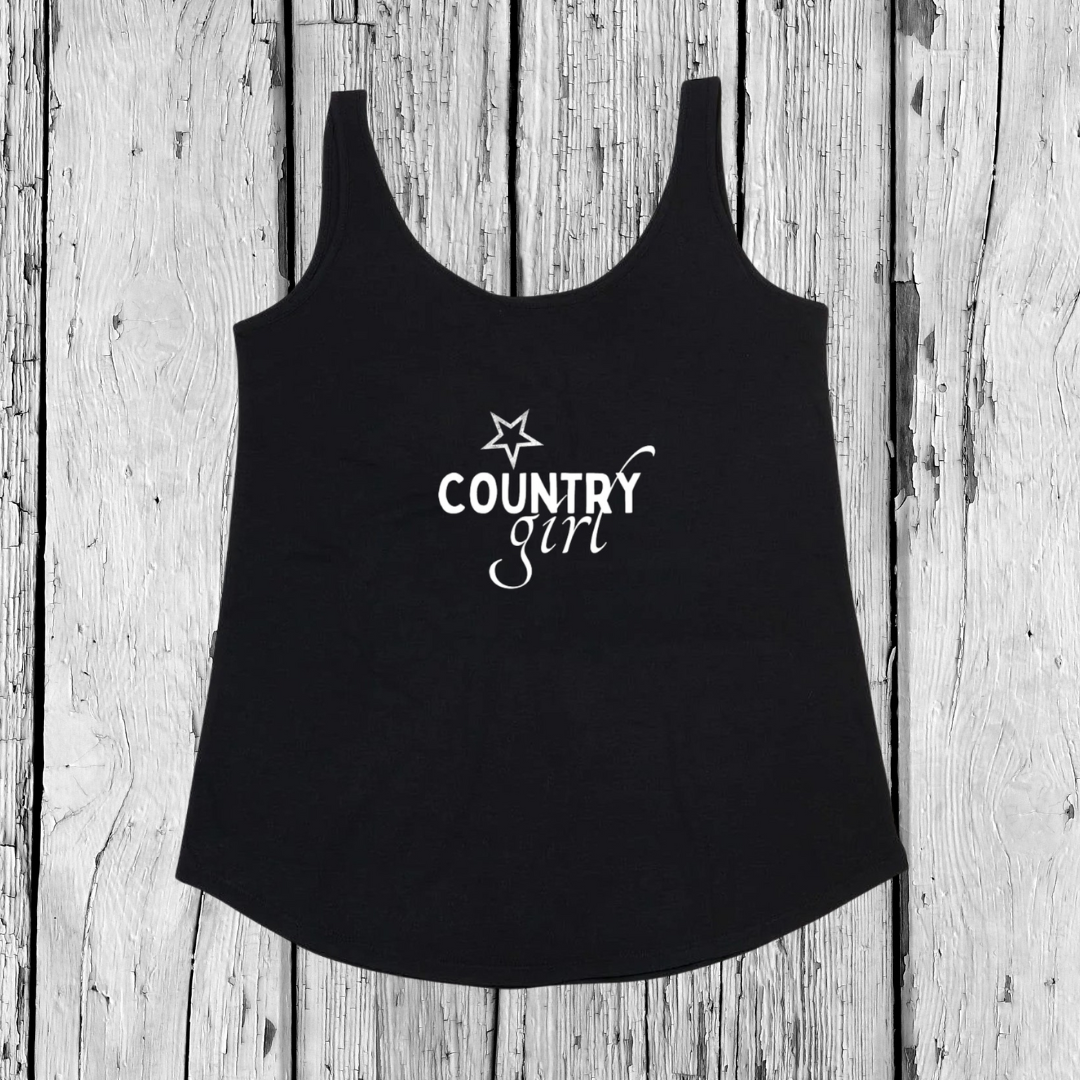 Country Girl | Tank Top Loose | Girls