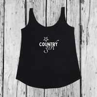 Country Girl | Tank Top Loose | Girls