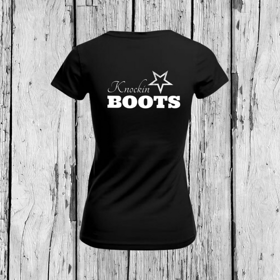 Knockin' Boots | T-Shirt V-Ausschnitt | Girls