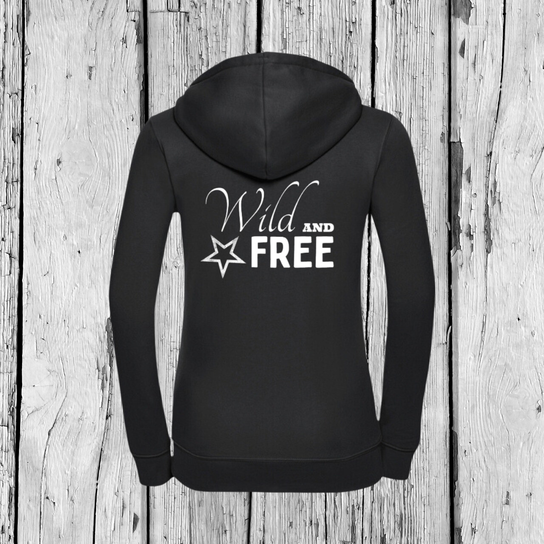 Wild and Free | Zip Sweater | Girls