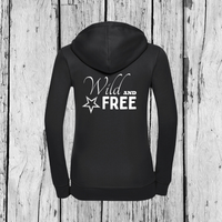 Wild and Free | Zip Sweater | Girls