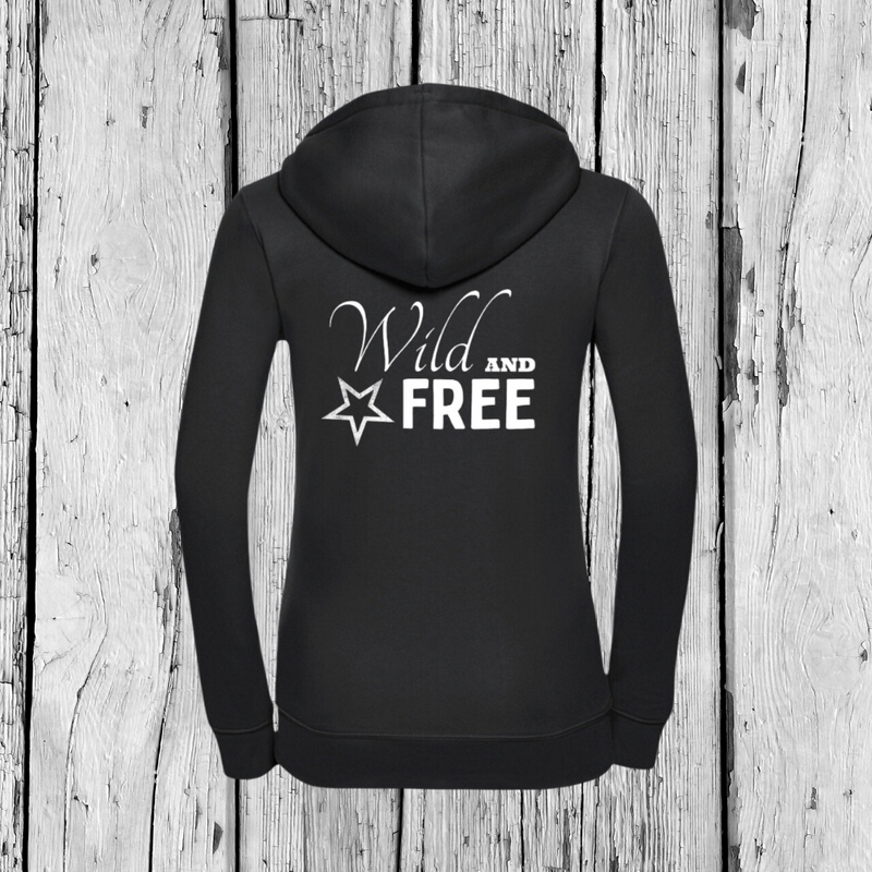 Wild and Free | Zip Sweater | Girls