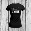 Wild and Free | T-Shirt V-Ausschnitt | Girls