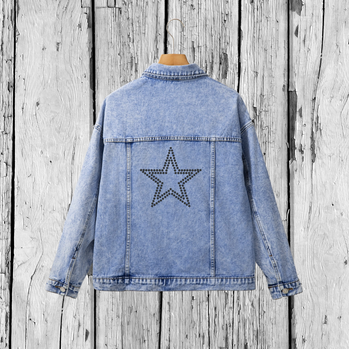 Jeansjacke Loose | Glitzerstern | Girls