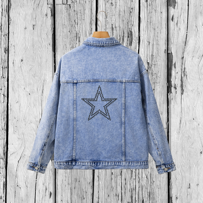 Jeansjacke Loose | Glitzerstern | Girls