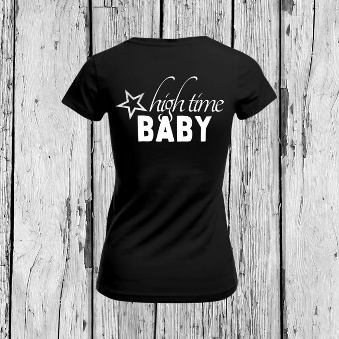 High Time Baby | T-Shirt V-Ausschnitt | Girls