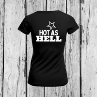 Hot as Hell | T-shirt V-neck | Girls