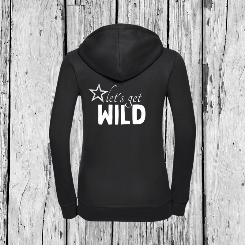 Let's get Wild | Zip sweater | Girls 