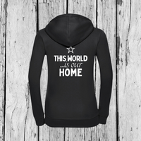This World is our Home | Zip Sweater | Girls