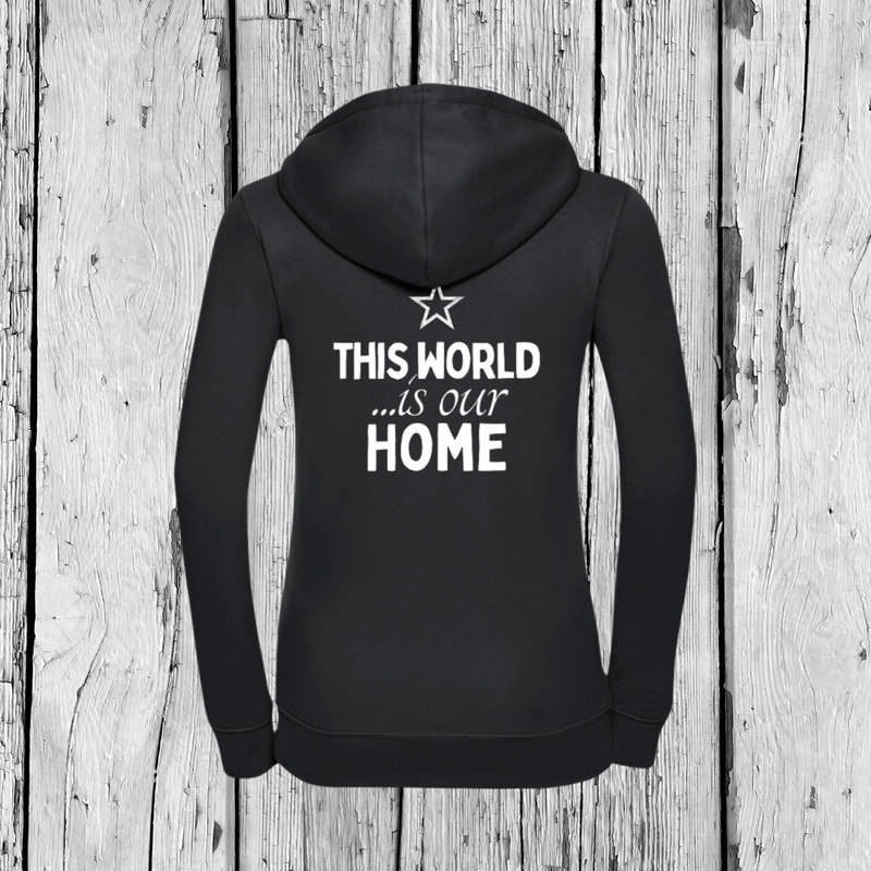 This World is our Home | Zip Sweater | Girls